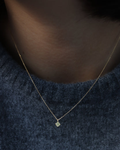 Prong Necklace - Diamond -