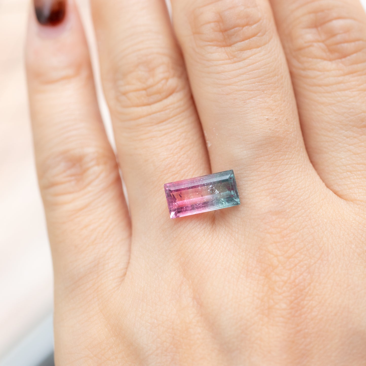 - Bicolor Tourmaline "E" Order Item -