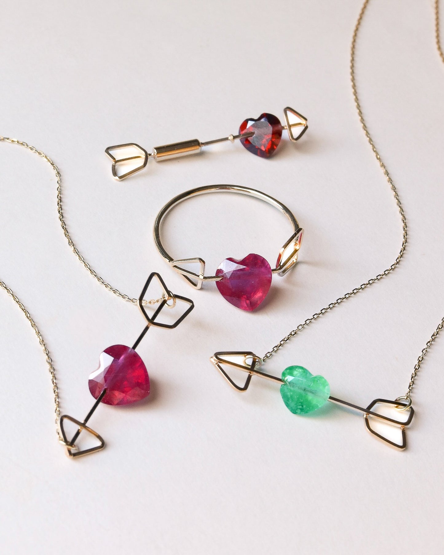 Zukyun Necklace - Ruby -