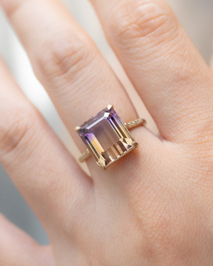 Prong Ring - Ametrine -