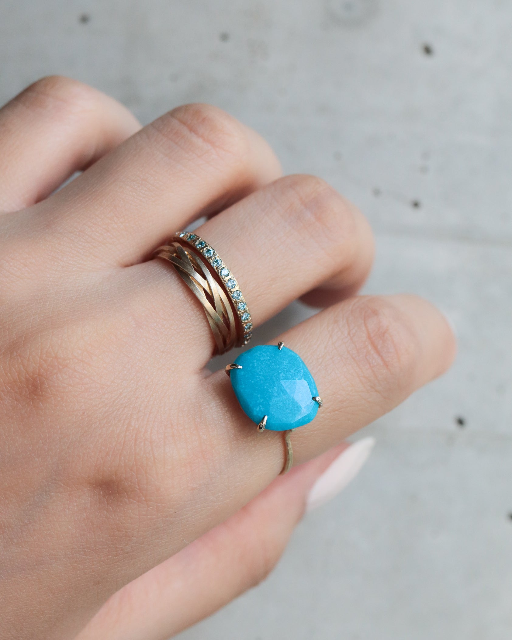 Flat Ring - Turquoise -