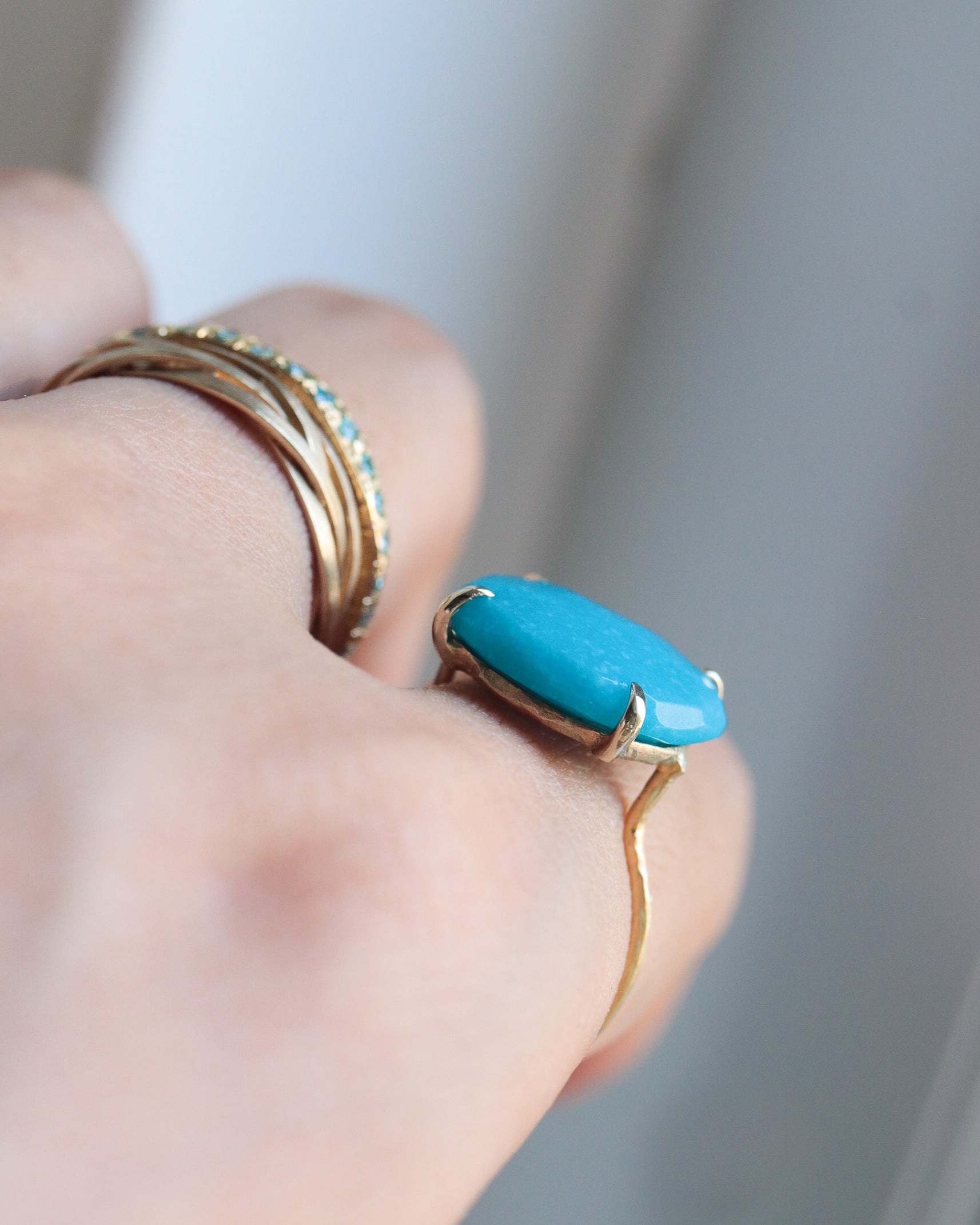 Flat Ring - Turquoise -