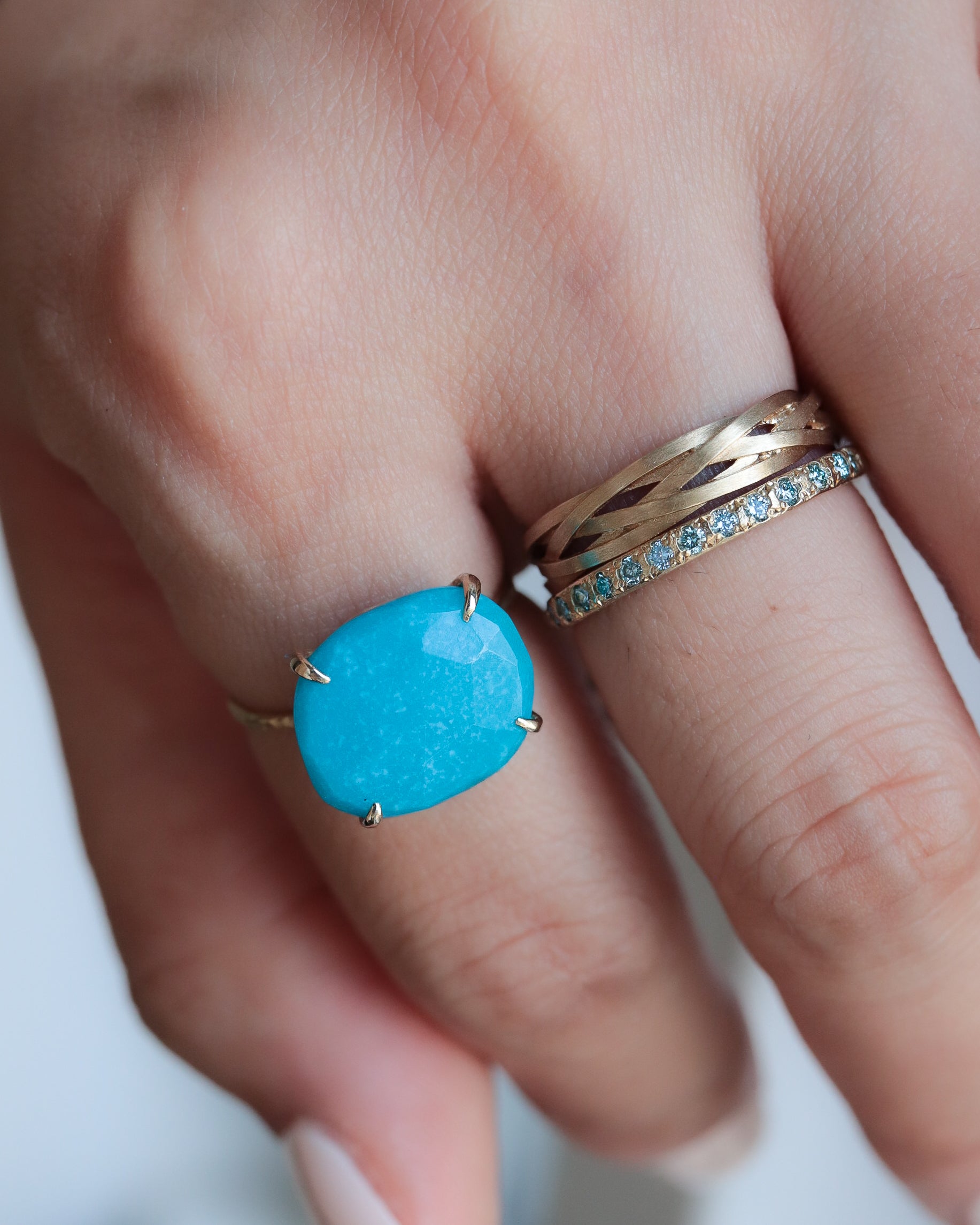 Flat Ring - Turquoise -