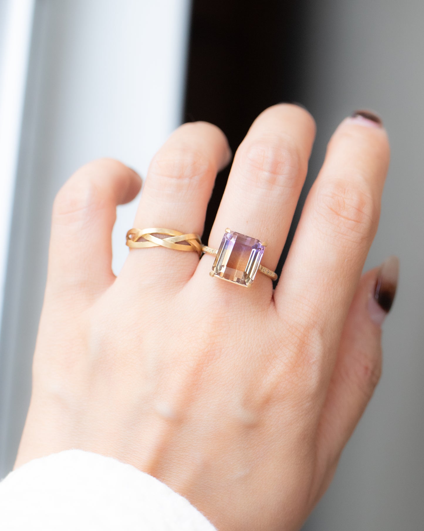 Prong Ring - Ametrine -