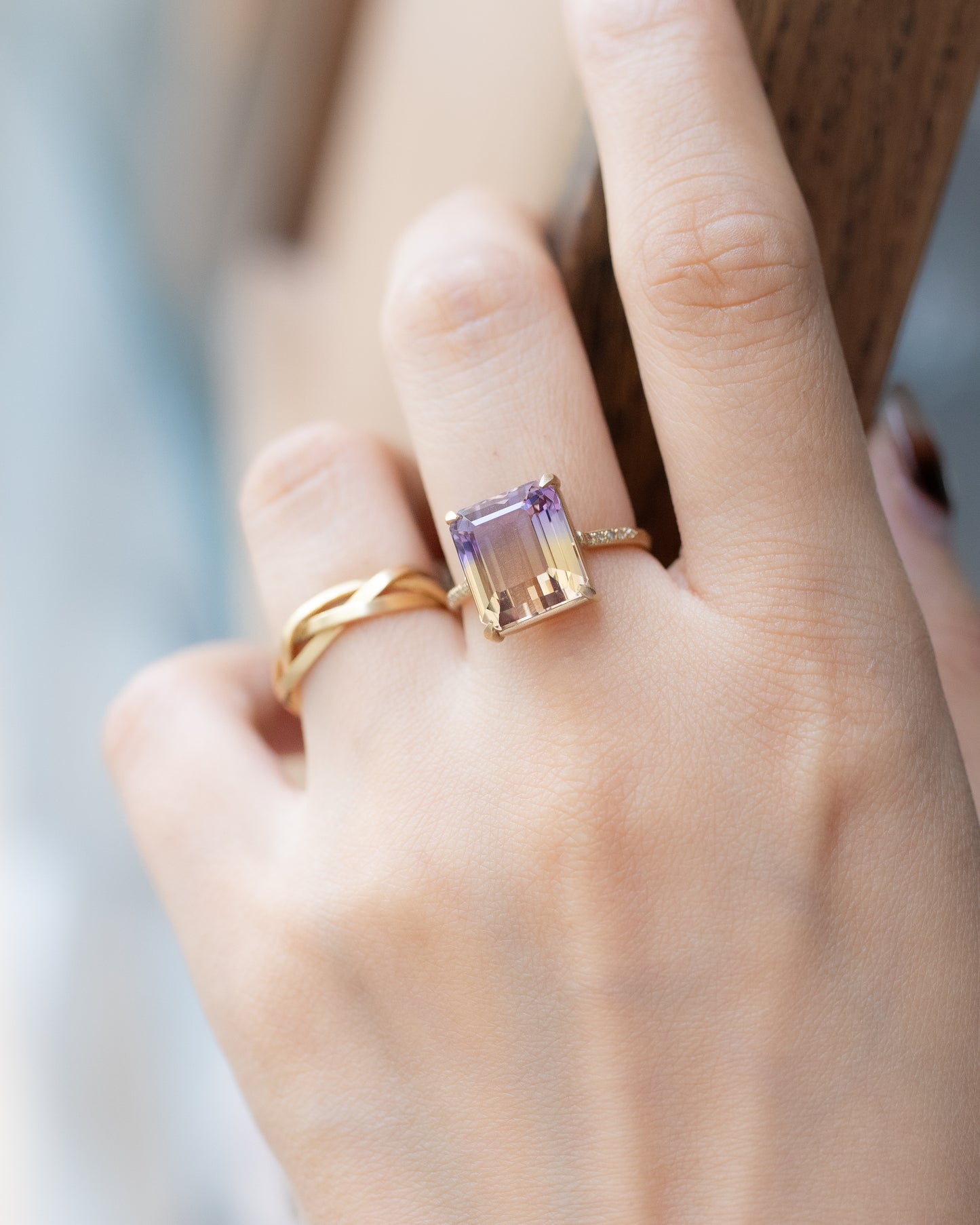 Prong Ring - Ametrine -