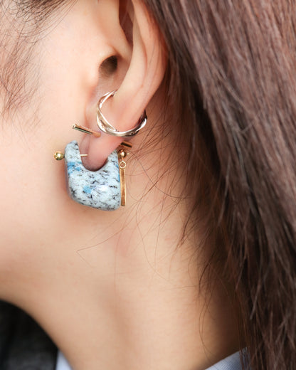 Rock Pierced Earring - K2stone -