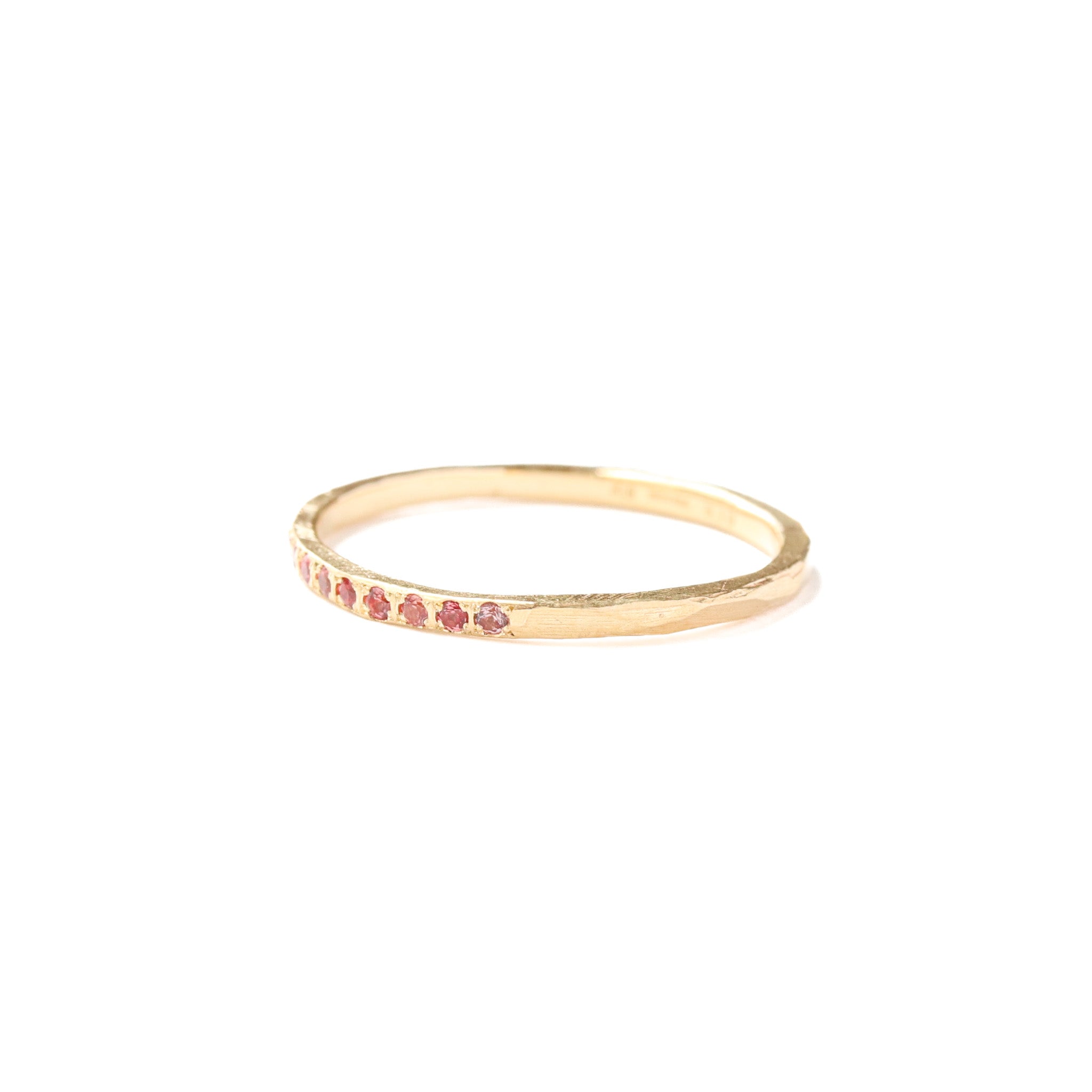 Hibiki Ring - Orange Sapphire - 