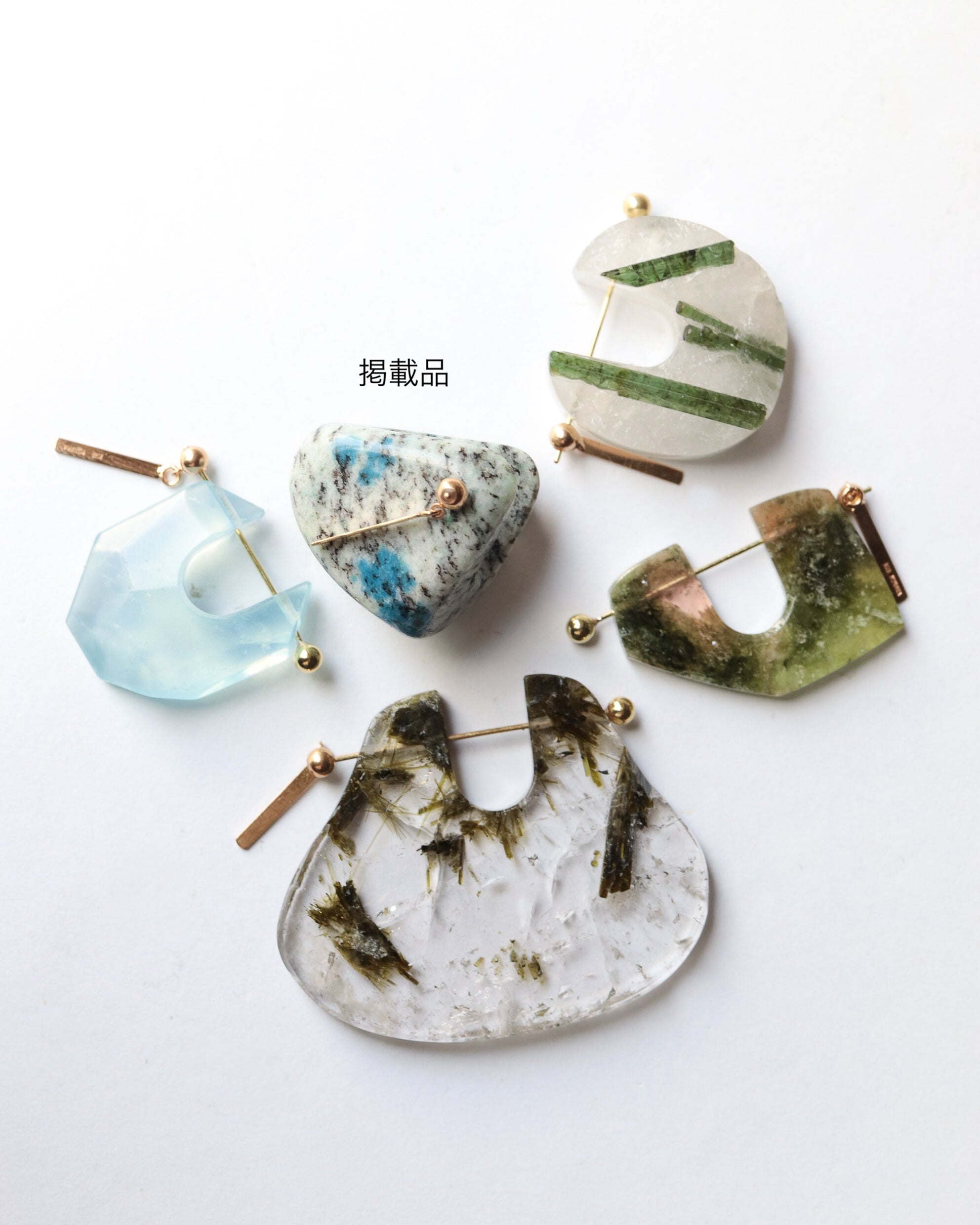 Rock Pierced Earrings - K2stone -
