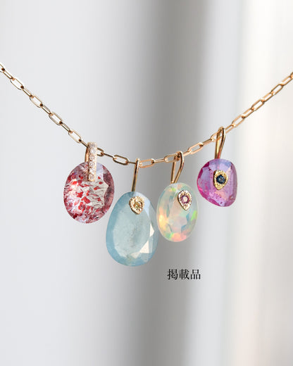 Flat Necklace - Opal -