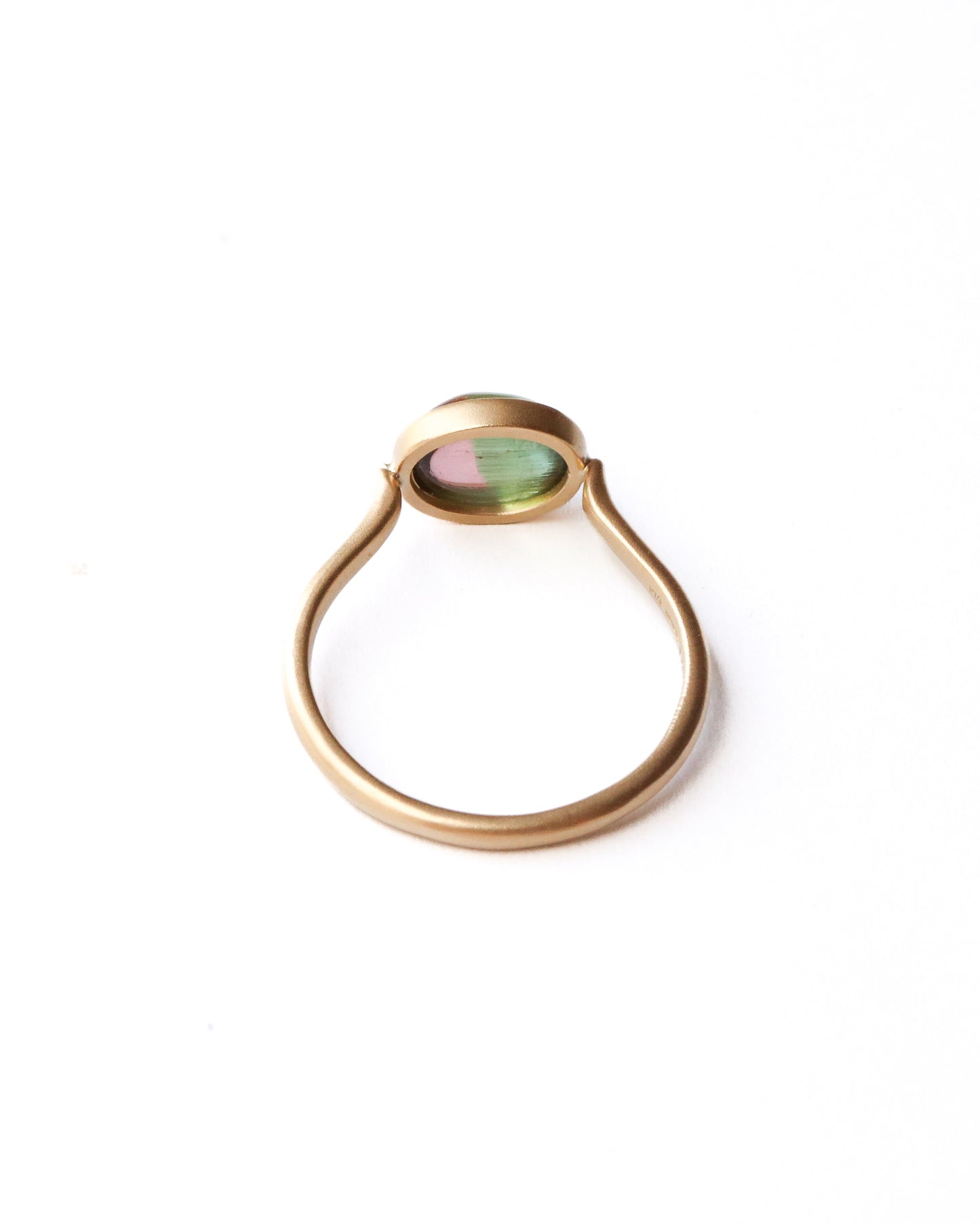 Collet Ring - Bicolor Tourmaline -