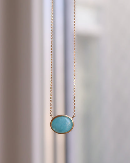 Collet Necklace - Paraiba Tourmaline -