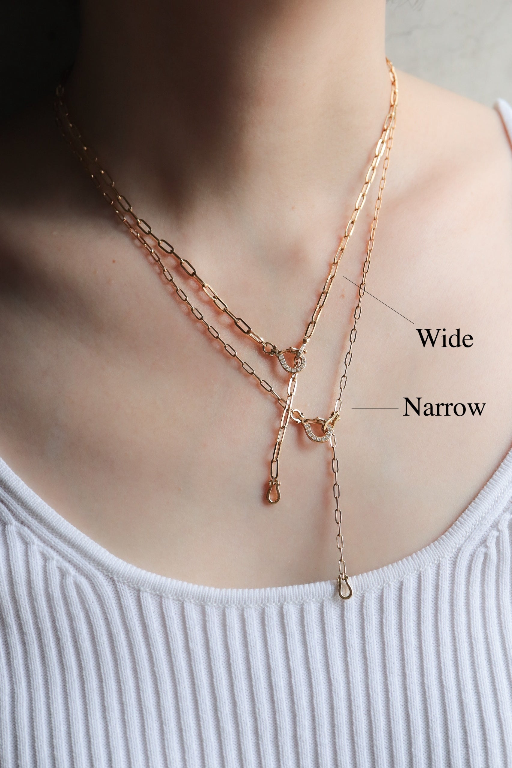 Link Necklace - Wide -