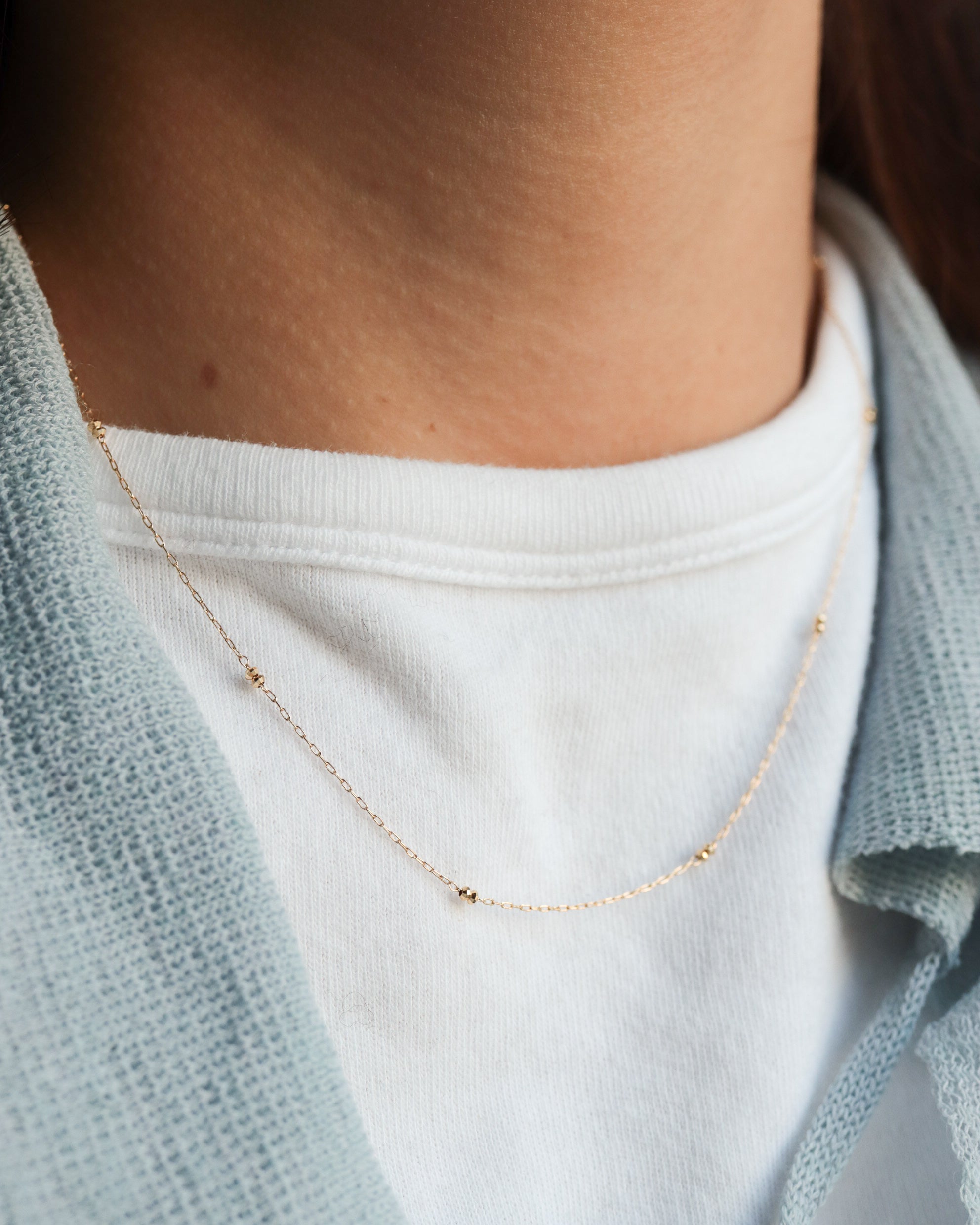 Chain Necklace - Dot -