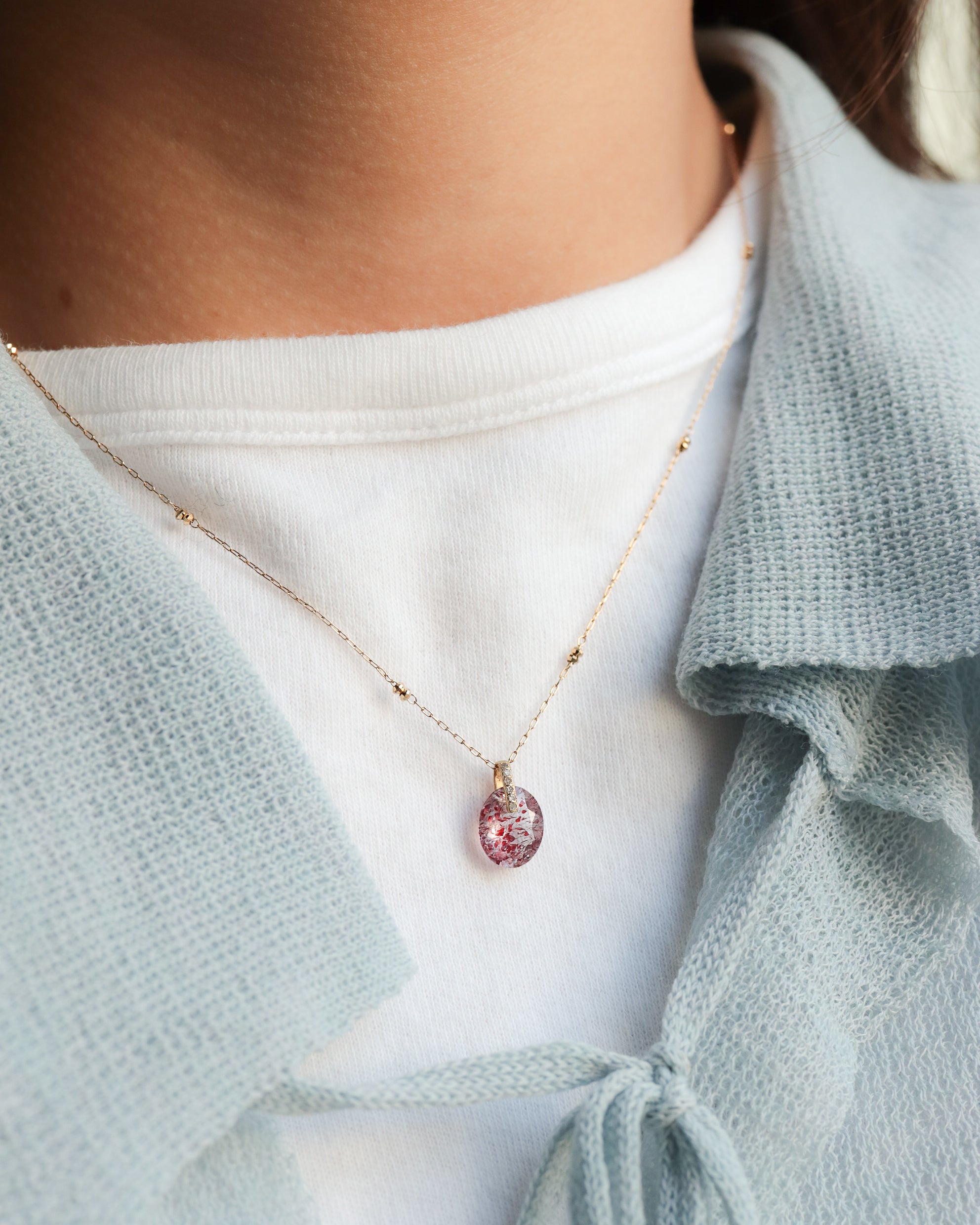 Chain Necklace - Dot -