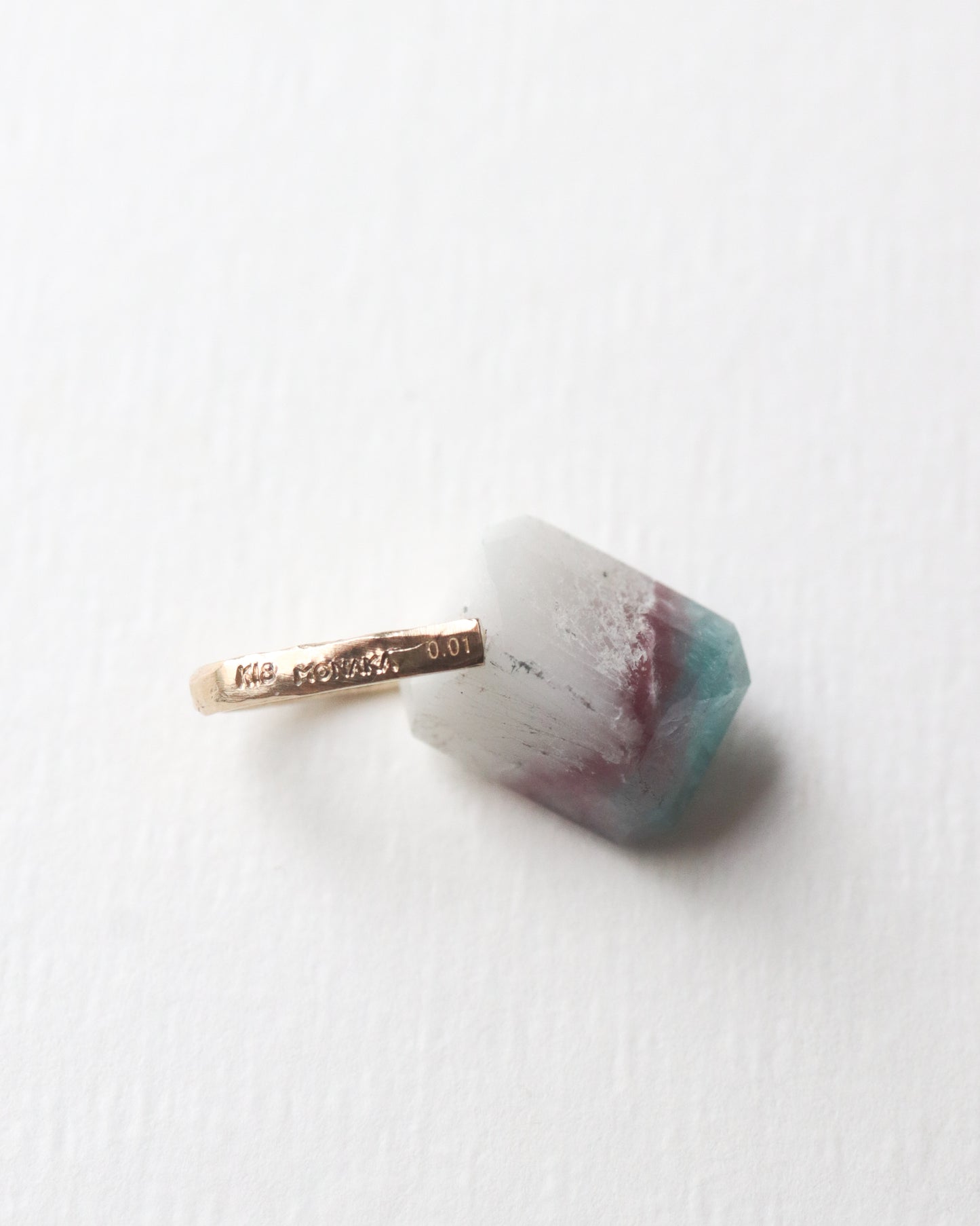 Hibiki Stone Necklace - Paraiba Tourmaline Matrix / Diamond -