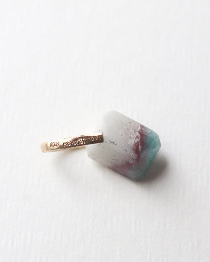 Hibiki Stone Necklace - Paraiba Tourmaline Matrix / Diamond -