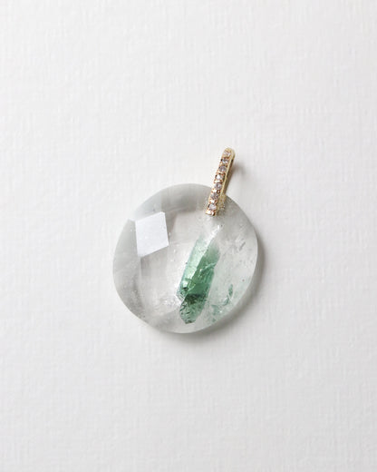 Hibiki Stone Necklace - Tourmaline In Quartz -