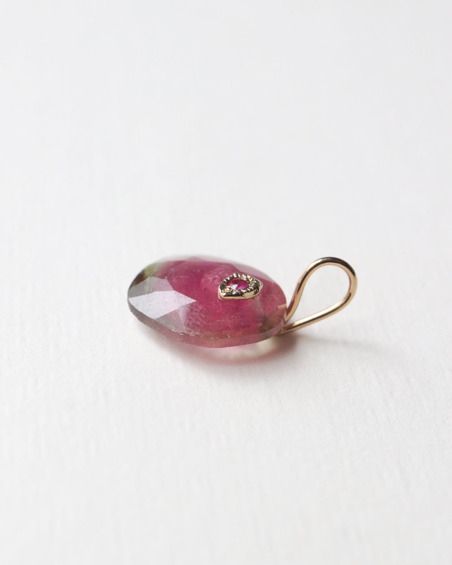 Flat Necklace - Bicolor Tourmaline -