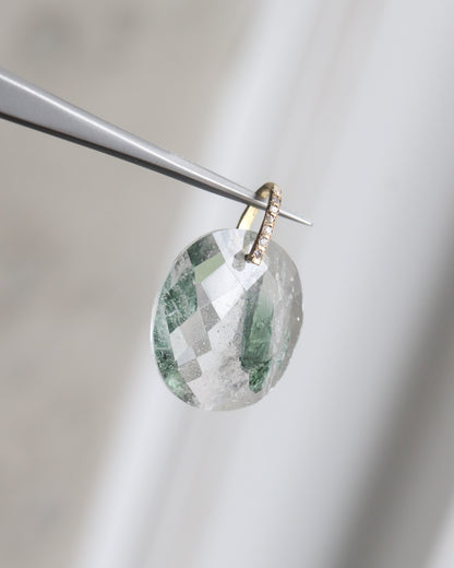 Hibiki Stone Necklace - Tourmaline In Quartz -