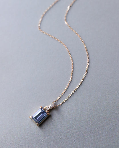 Prong Hibiki Necklace - Tanzanite -