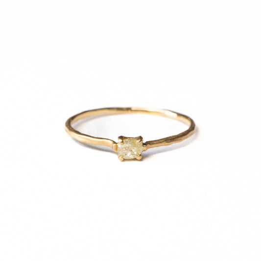 Prong Ring - Natural Diamond -