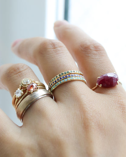 Prong Ring -Diamond -