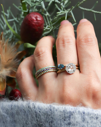 【Limited Item】Hibiki Ring - Turquoise -