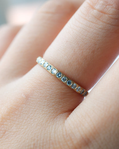 Hibiki Ring - Blue Diamond -