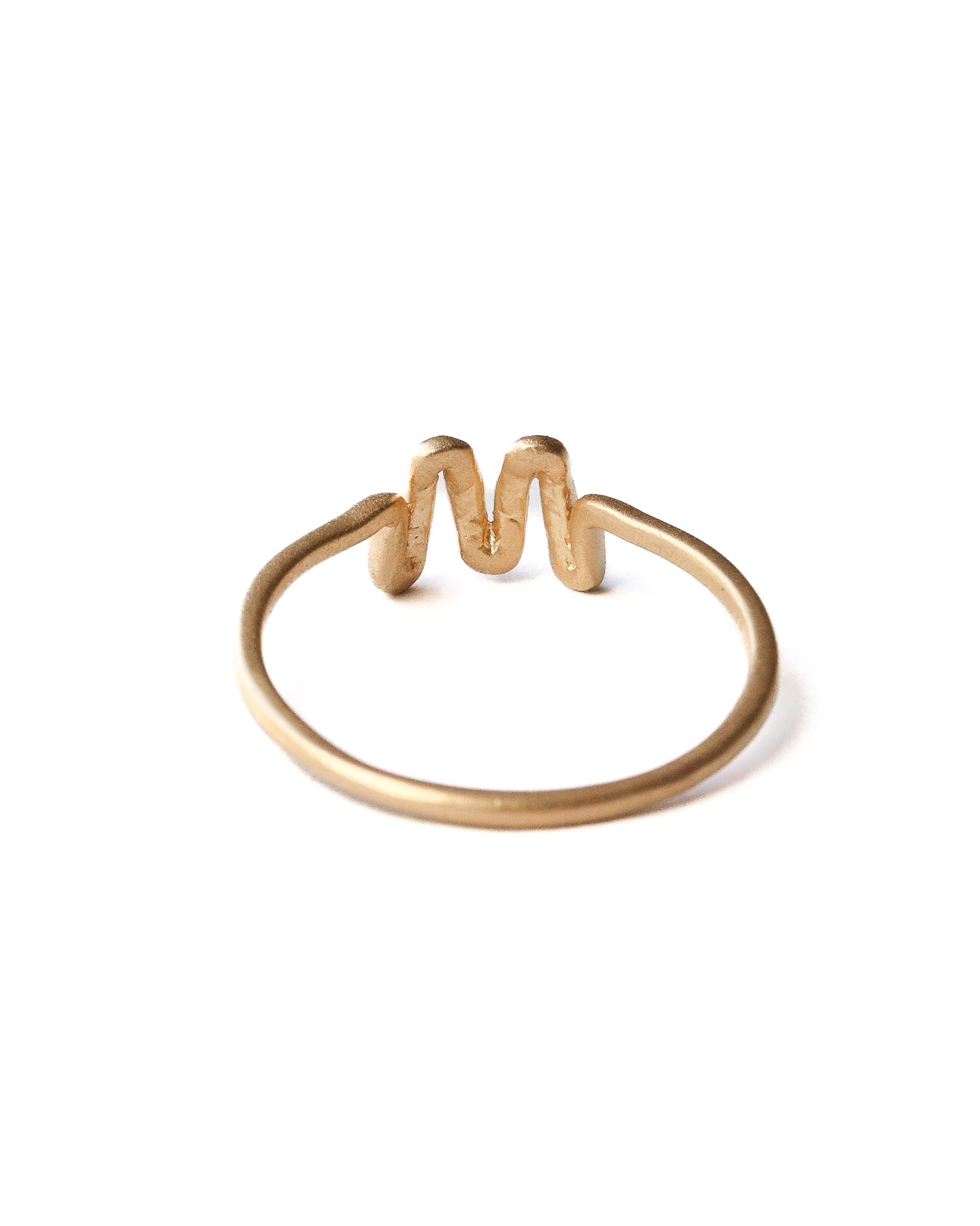 Initial Diamond Ring - M -