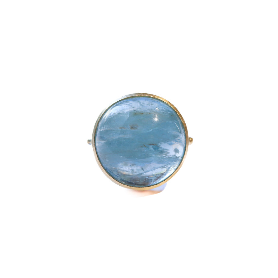 Collet Ring - Aquamarine -