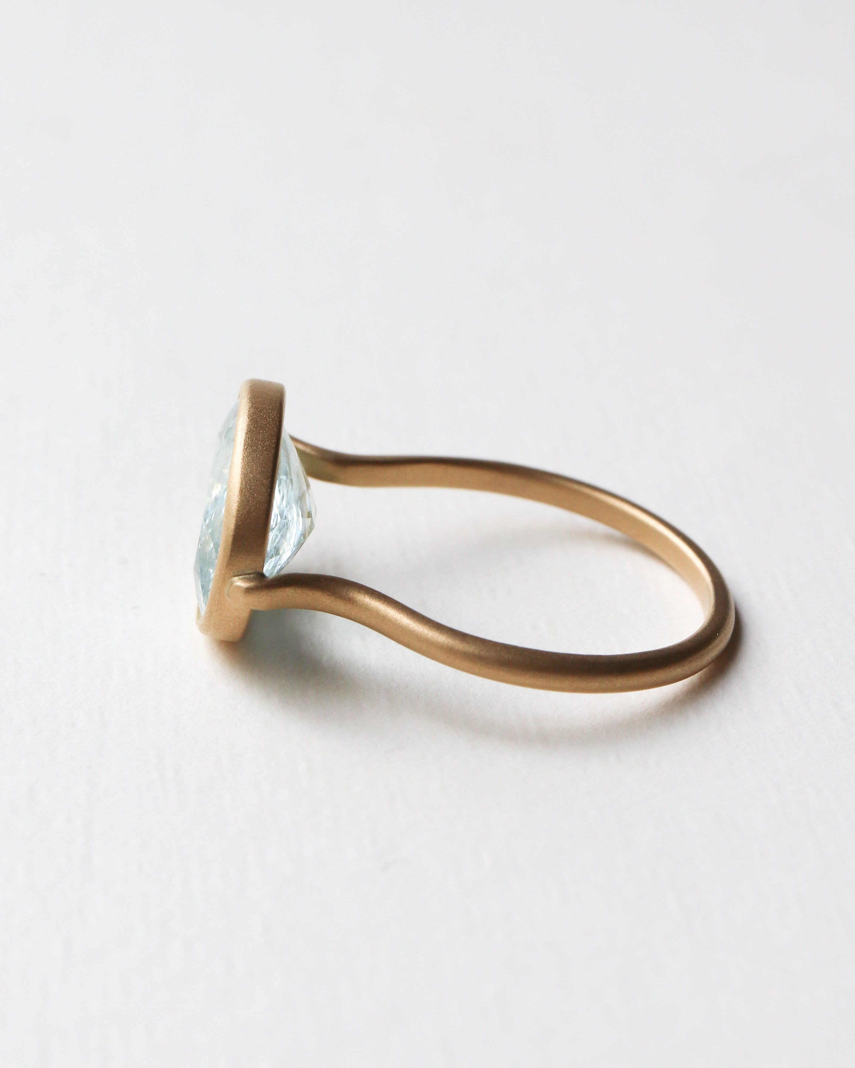 Collet Ring - Aquamarine -