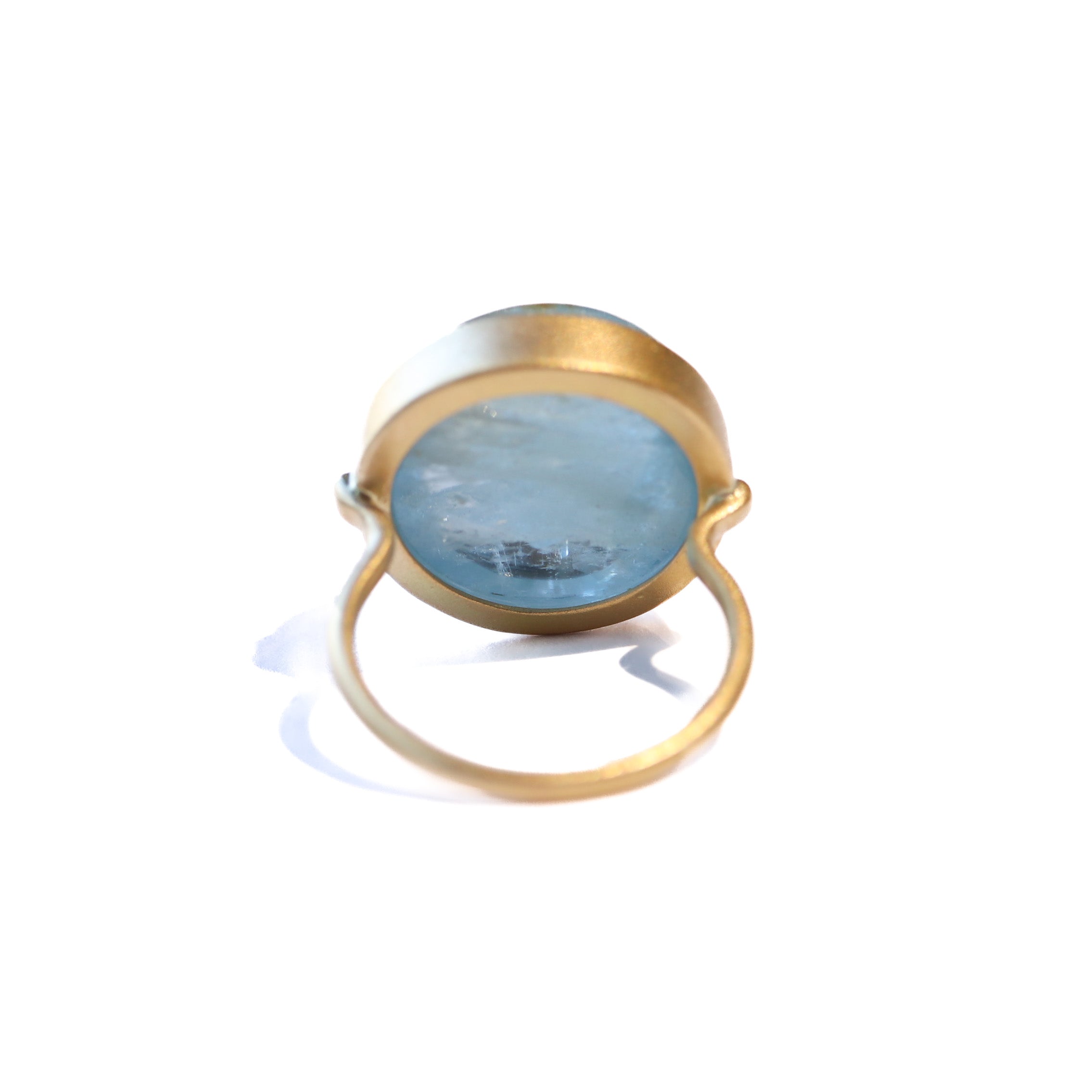 Collet Ring - Aquamarine - – MONAKA jewellery