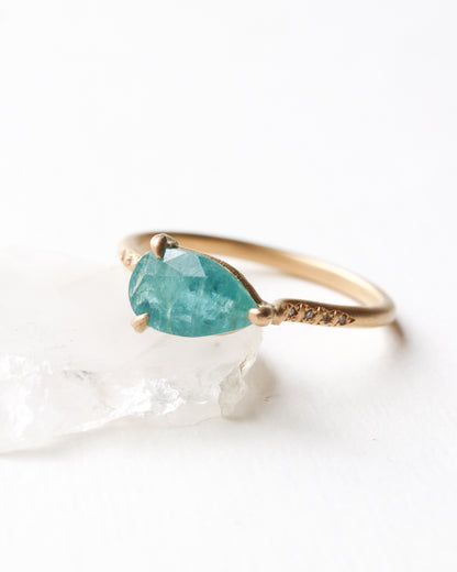 Prong Ring - Grandidierite -