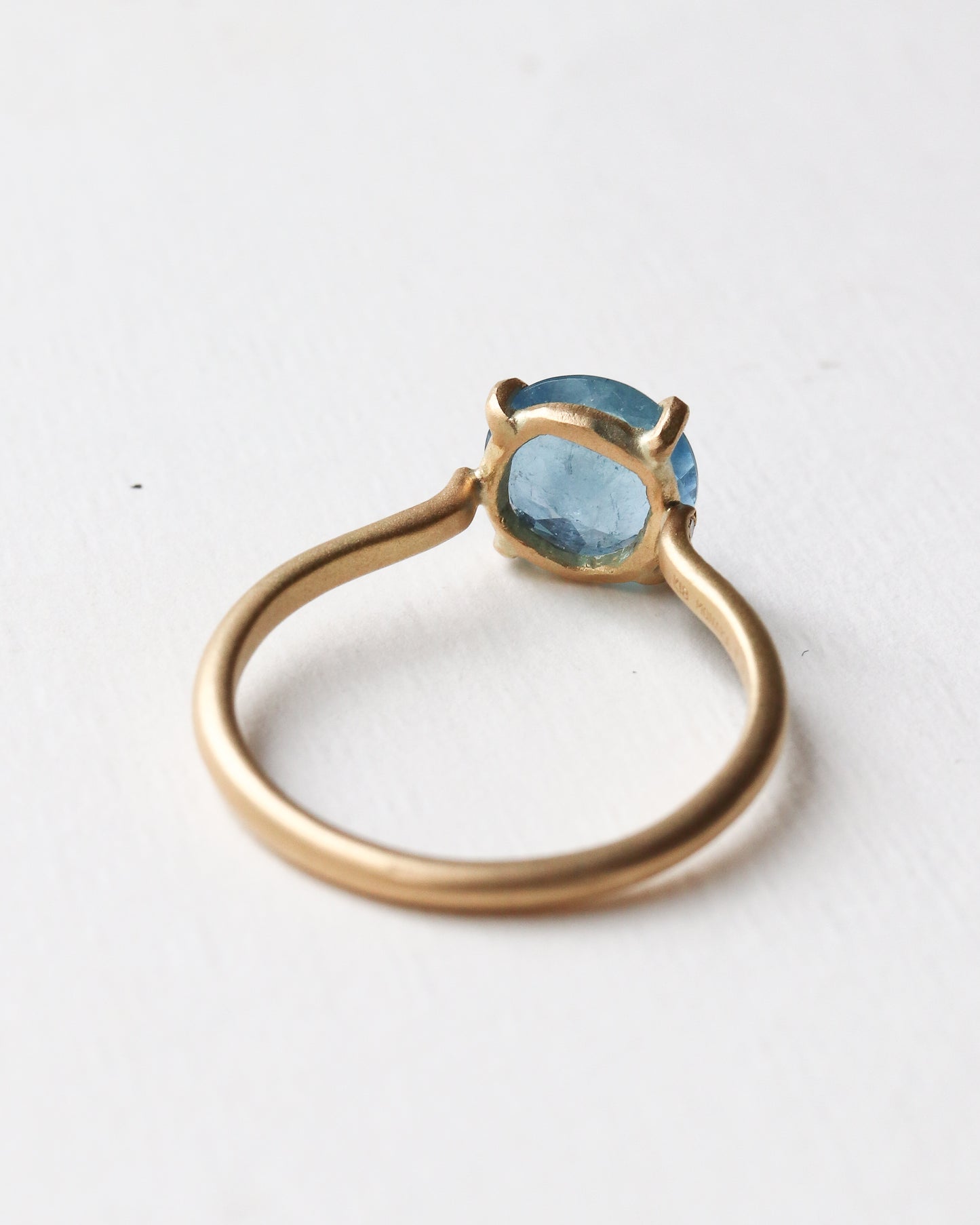 Prong Ring - Aquamarine -
