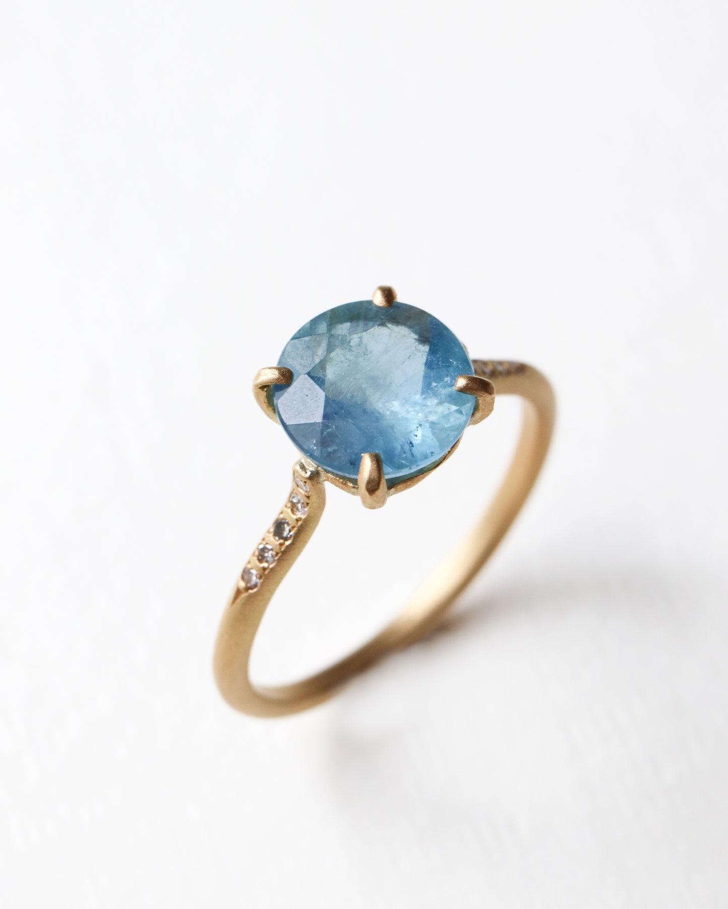 Prong Ring - Aquamarine -