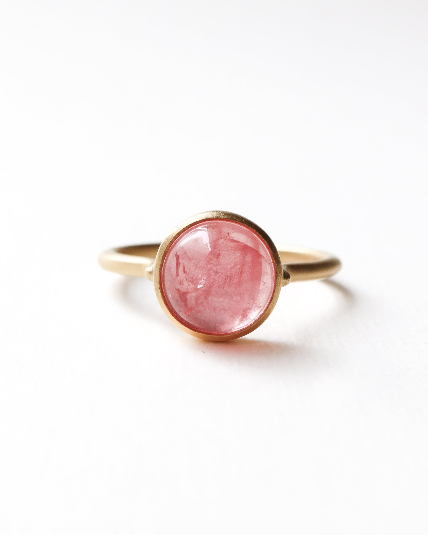 Collet Ring - Rhodochrosite -