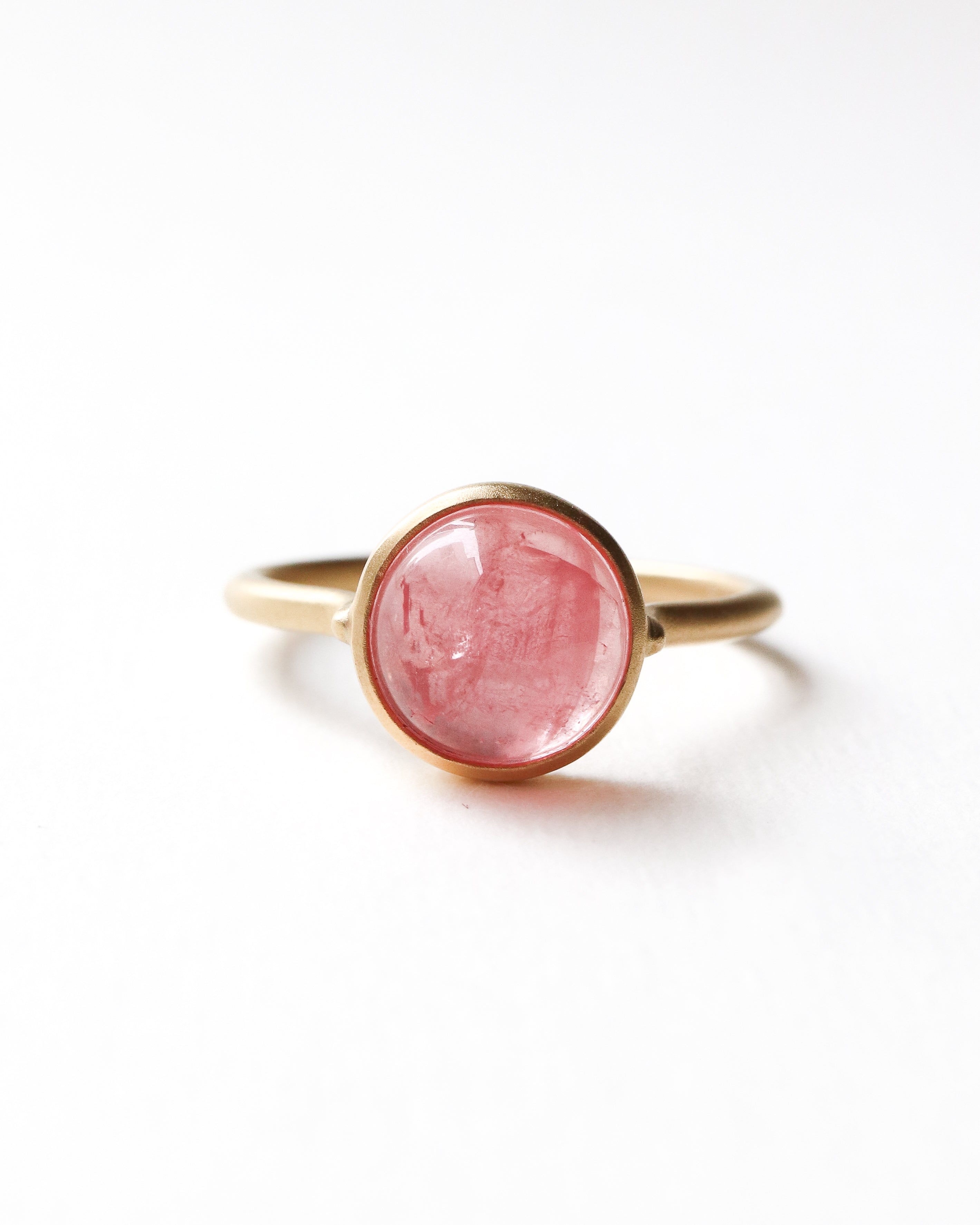 Collet Ring - Rhodochrosite -