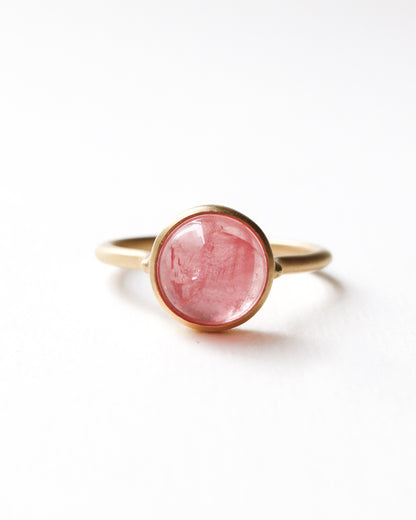 Collet Ring - Rhodochrosite -