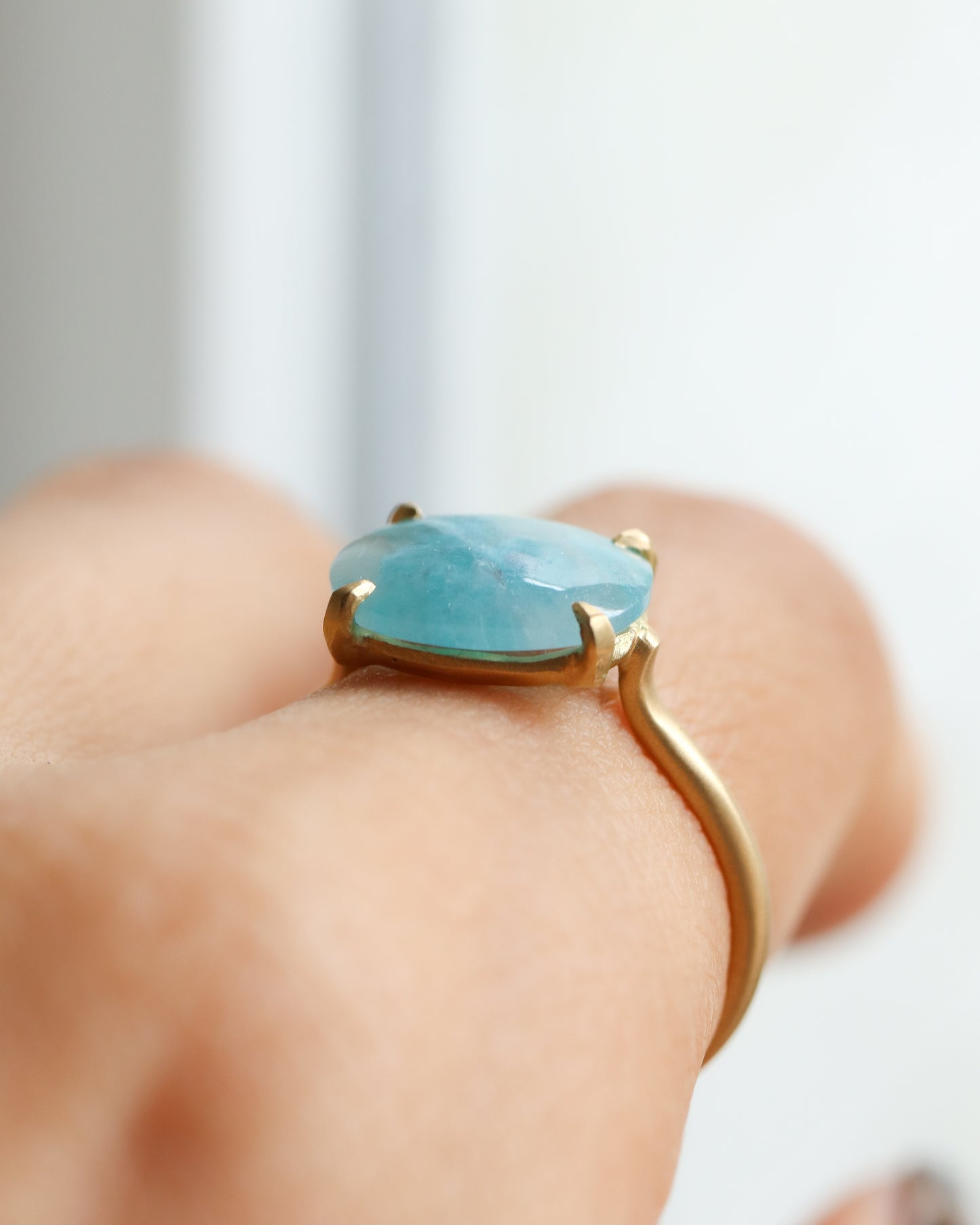 Prong Ring - Paraiba Tourmaline Matrix -