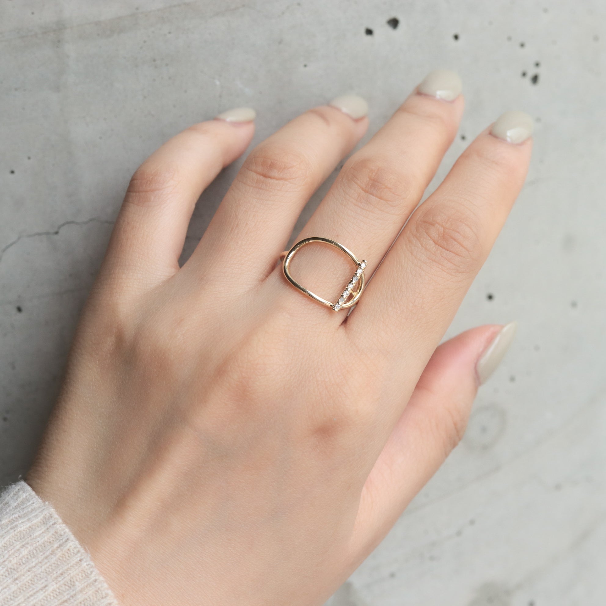 Mantel Ring  - Bar Diamond -
