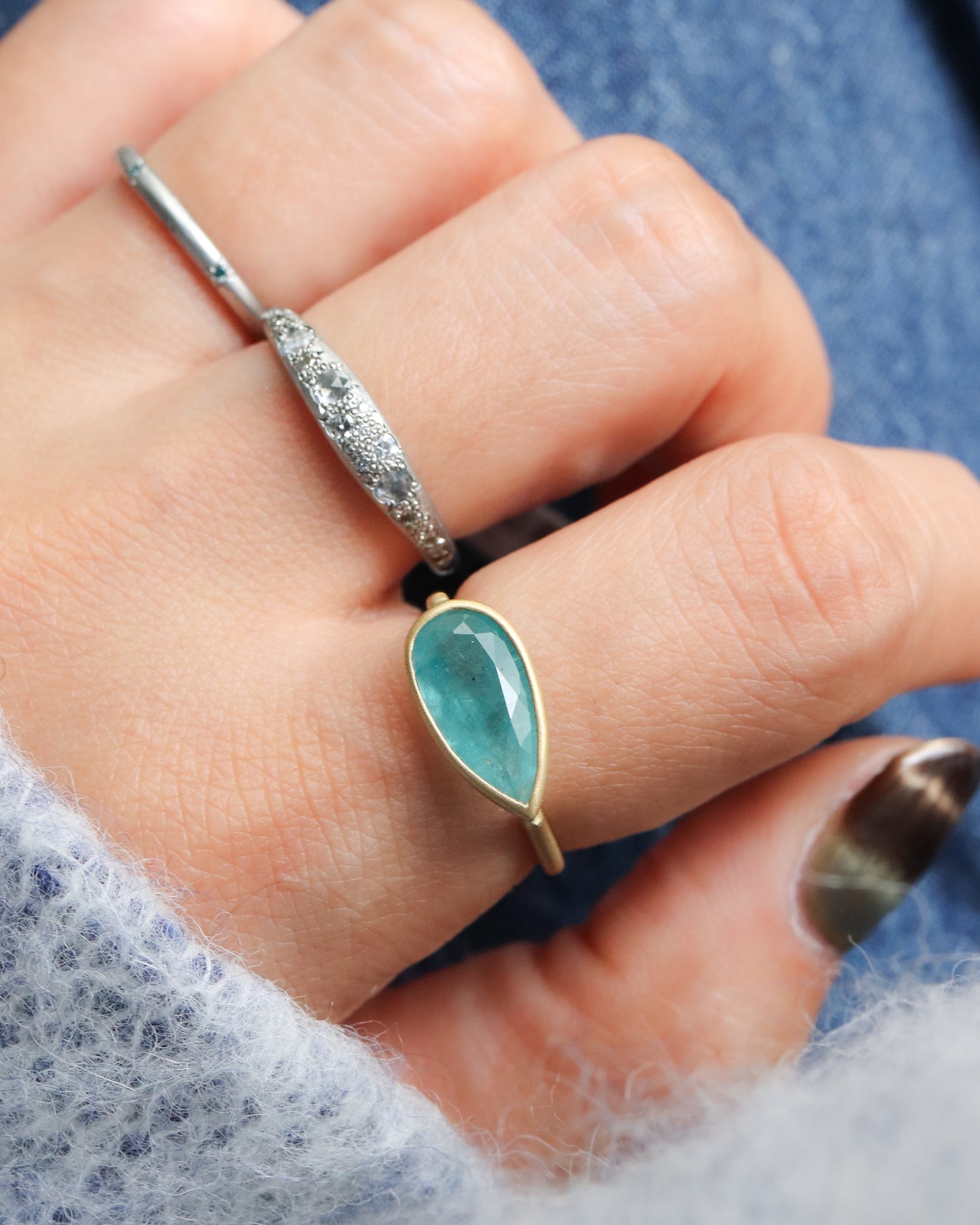 Collet Ring - Grandidierite -