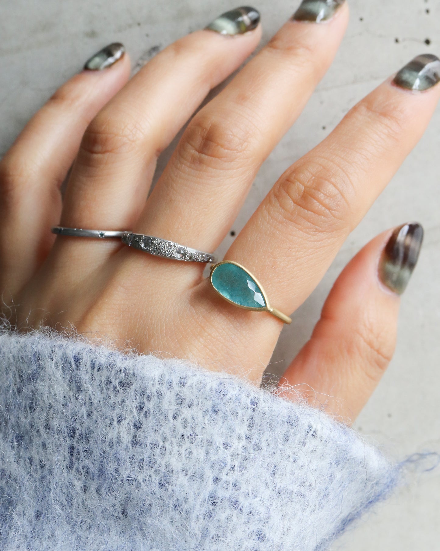 Collet Ring - Grandidierite -