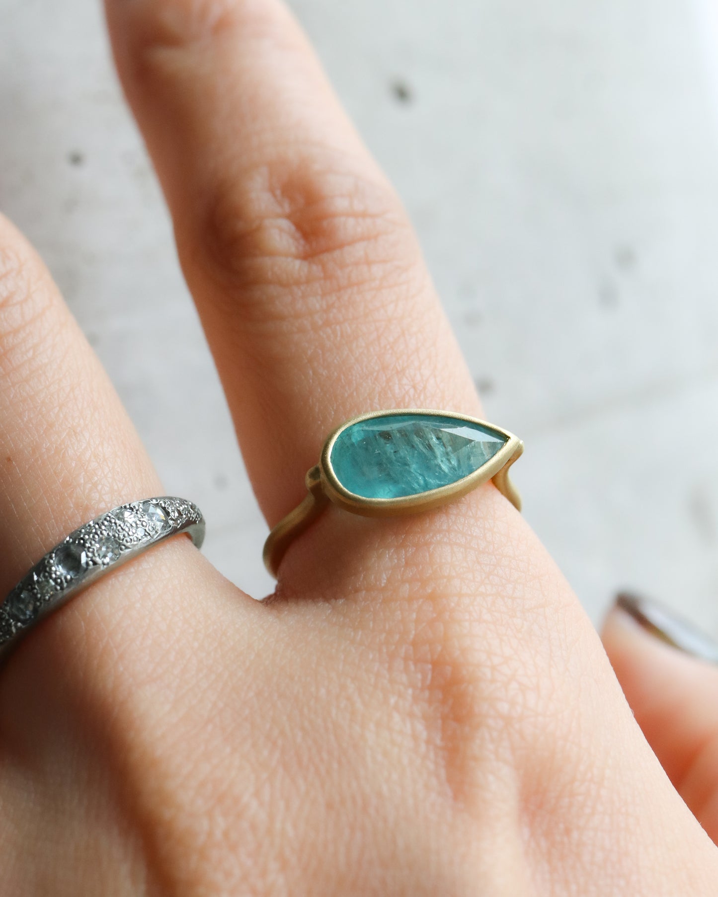 Collet Ring - Grandidierite -