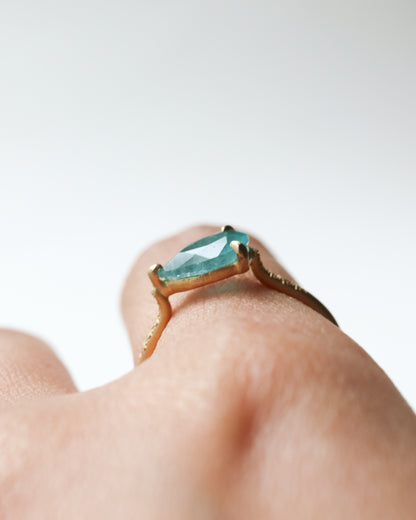 Prong Ring - Grandidierite -