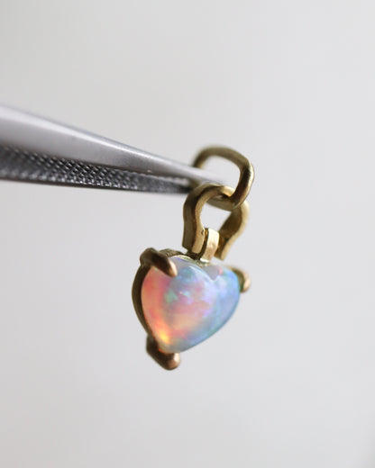 HorseShoe Prong Necklace - Opal -