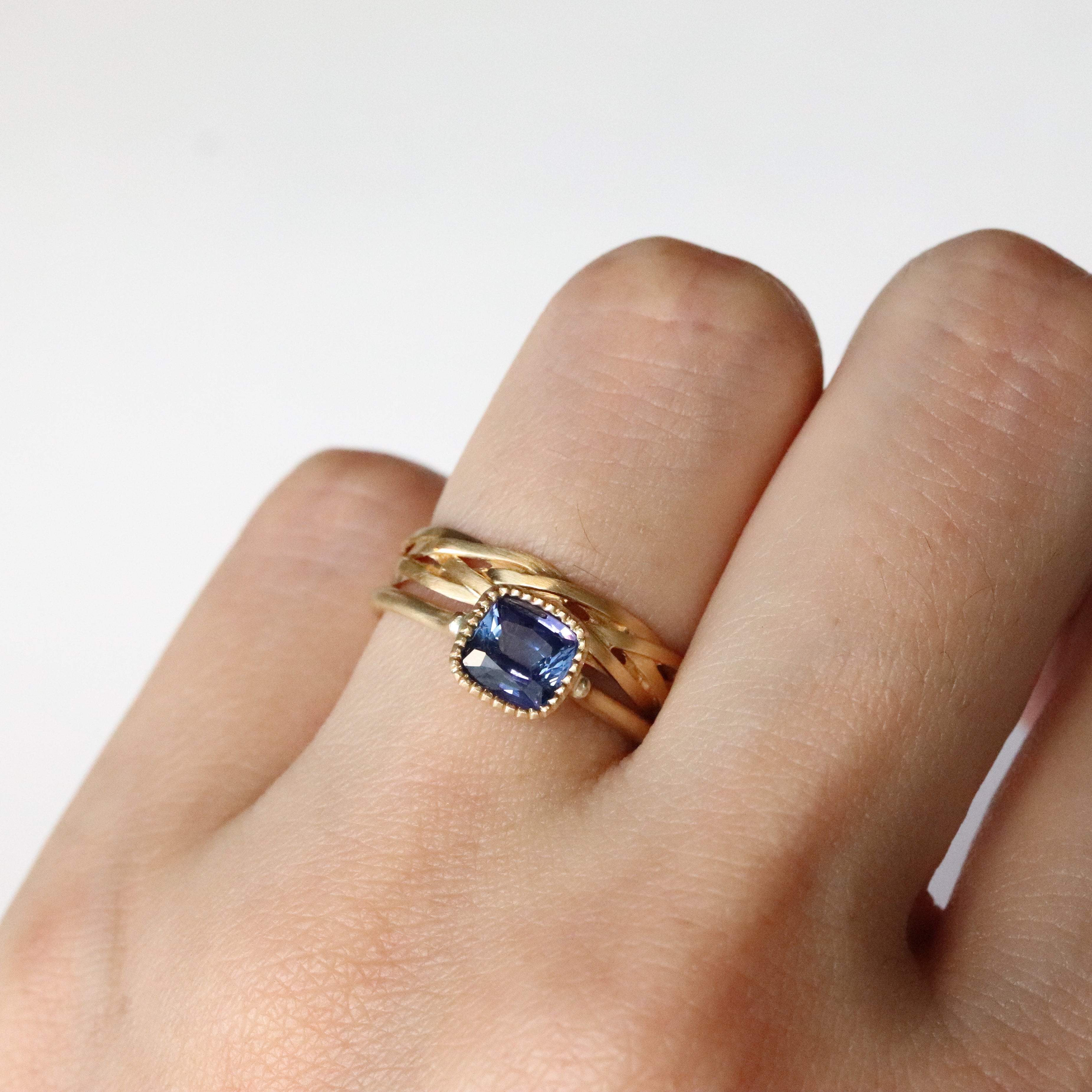 String Ring Narrow - K18YG -