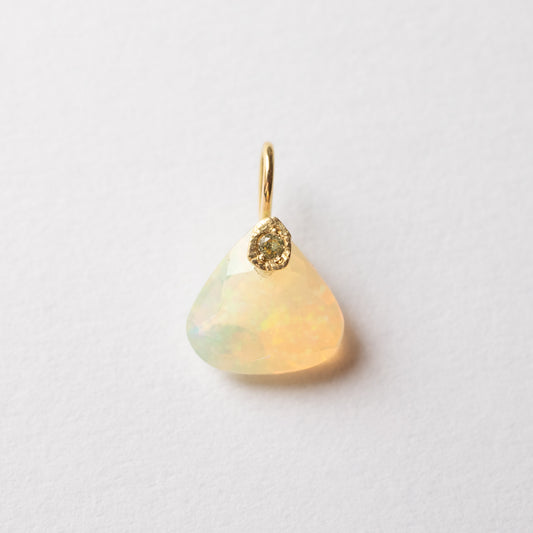 Flat Necklace - Opal -
