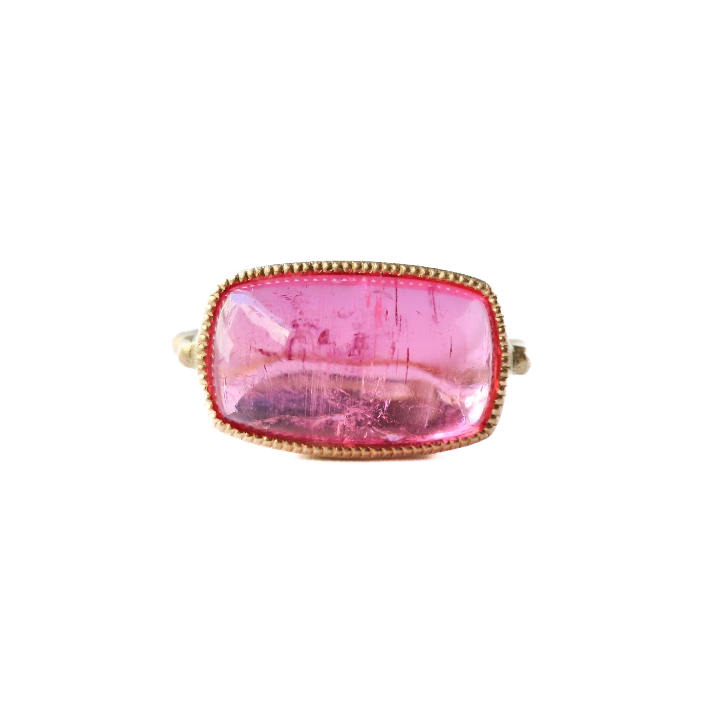 Milgrain Ring - Tourmaline -