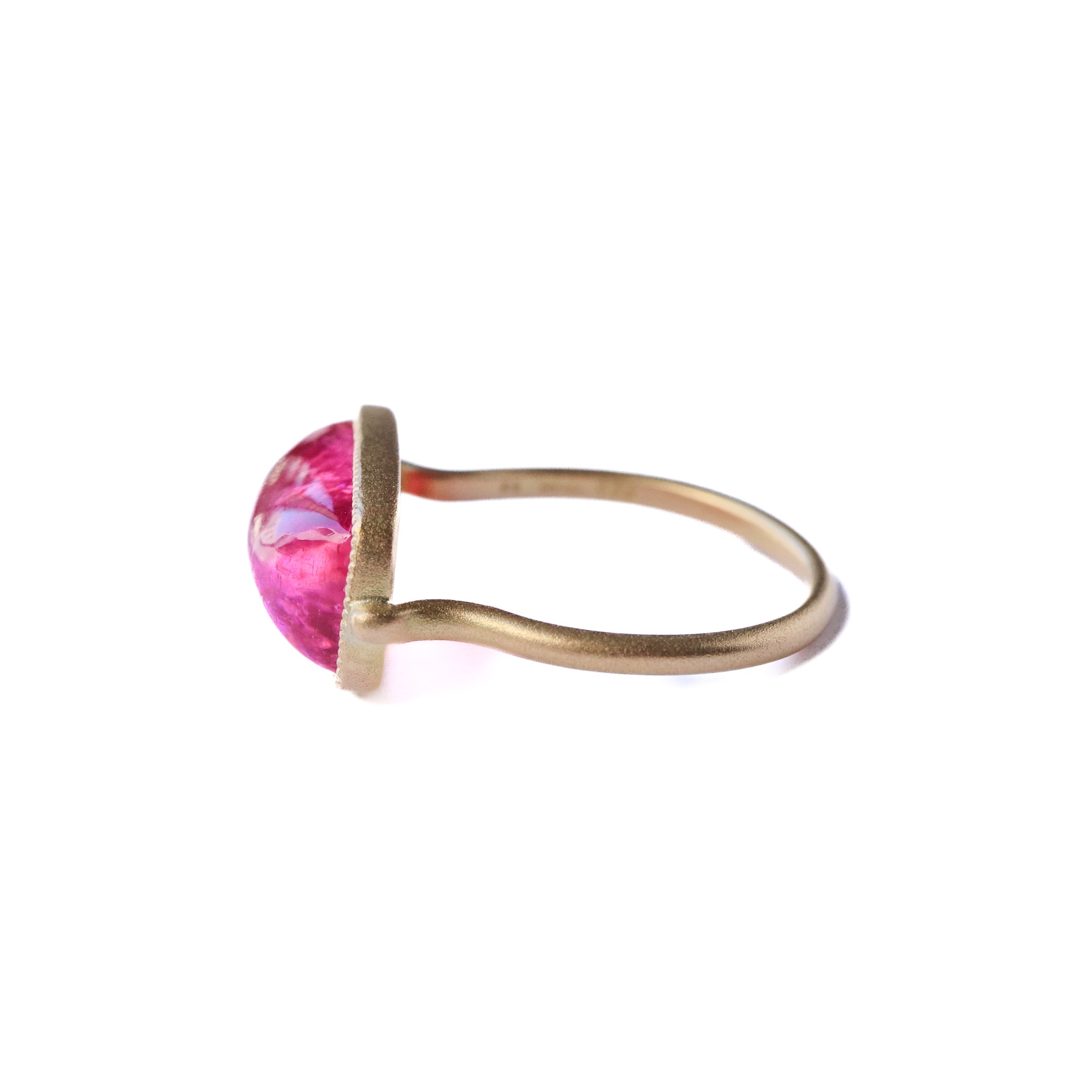Milgrain Ring - Tourmaline -