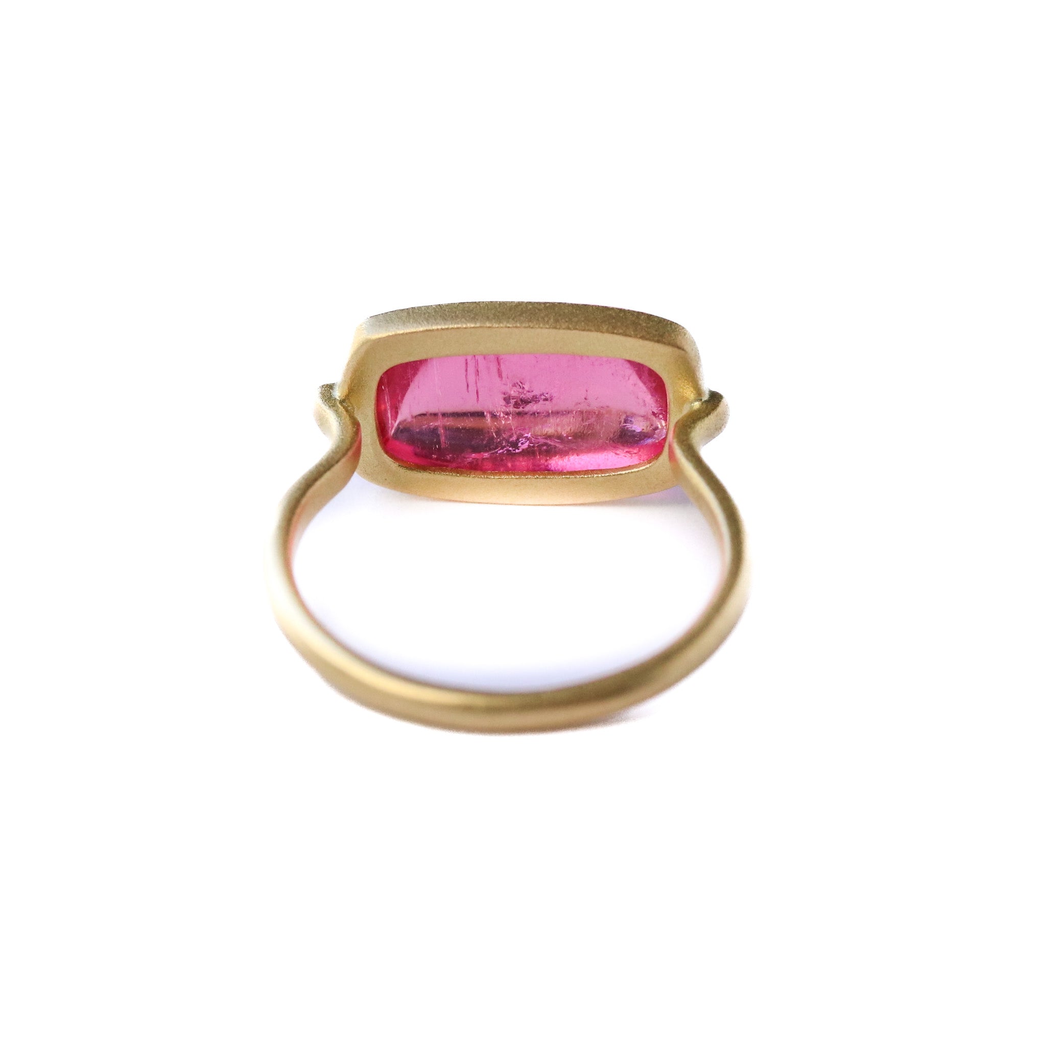 Milgrain Ring - Tourmaline -